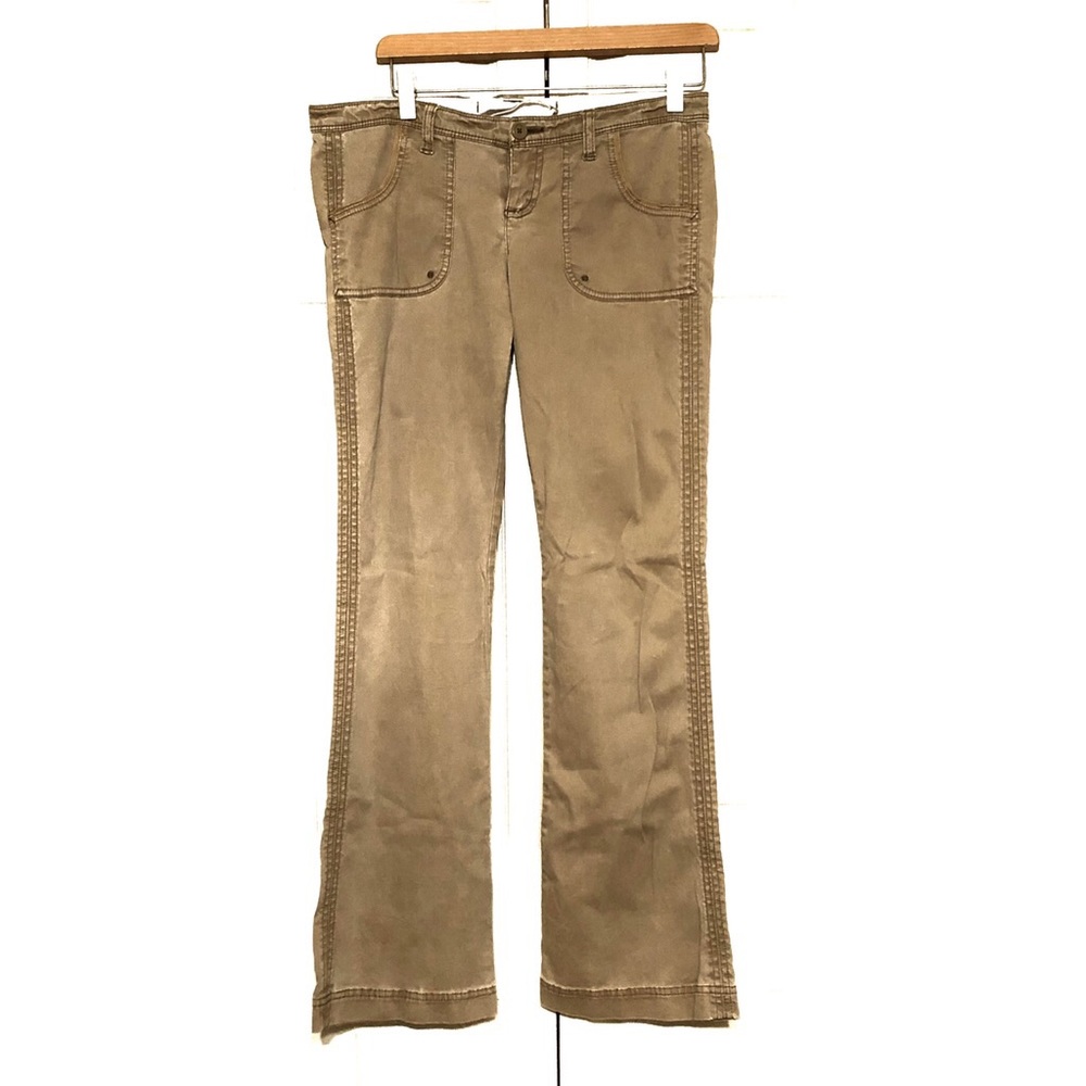 Hollister size 5r khaki pants flare leg